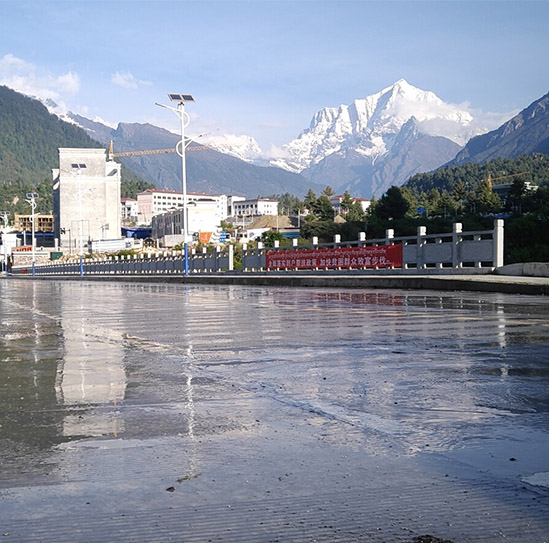 日喀則市吉隆鎮(zhèn)環(huán)衛(wèi)現場圖